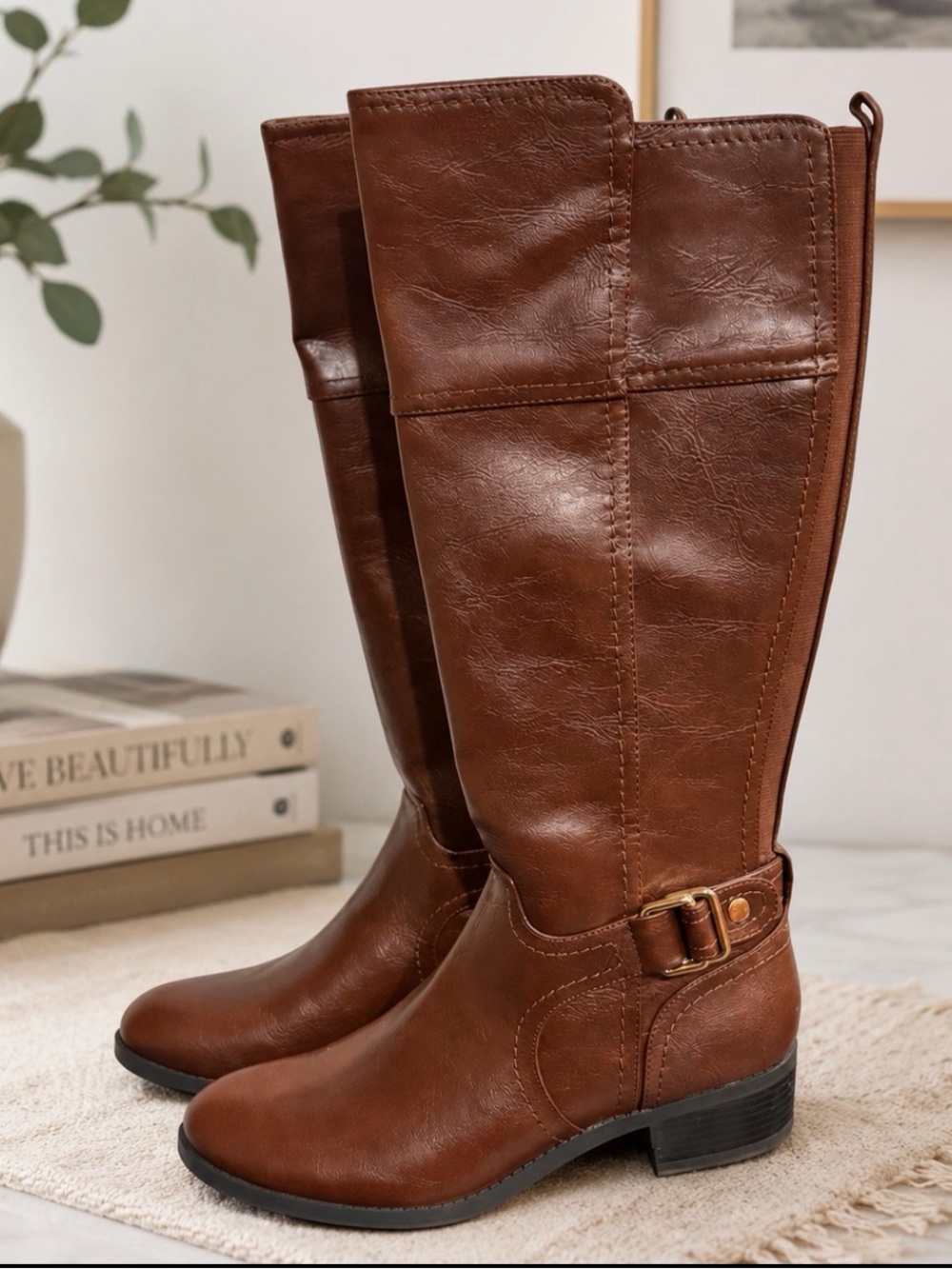 Unisa Brown tall Heeled Boots 8.5 NWOT